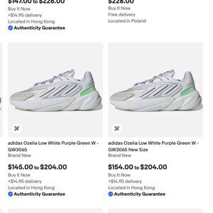 Adidas Ozelia Women’s US 9 UK 7.5 FR 41⅓ Cloud White Purple GY9785